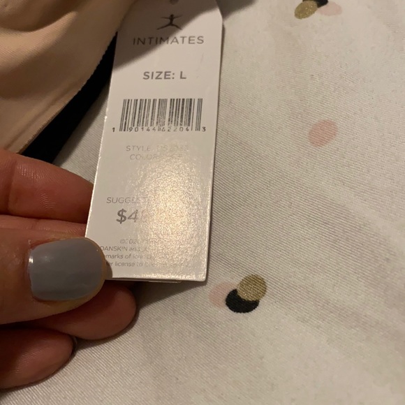 SOLD NWT Danskin Laser Cut Lounge Bra - Picture 2 of 2